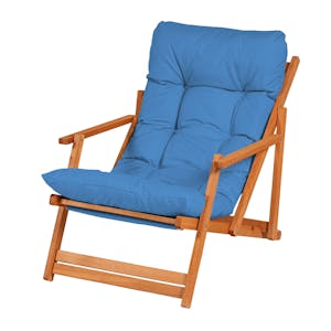 Chilienne bleue pliante - grand confort SORA